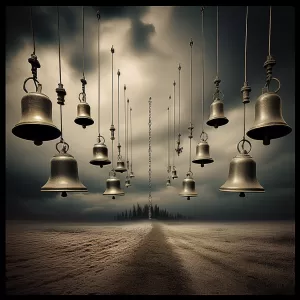 This is a cover image for the Ambient Bells 1 collection on Free Trax